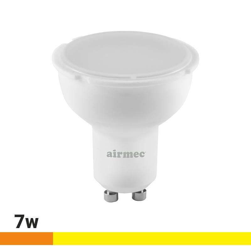 GU10 7W LUZ CÁLIDA 1 PC CARTON LEDS AIRMEC