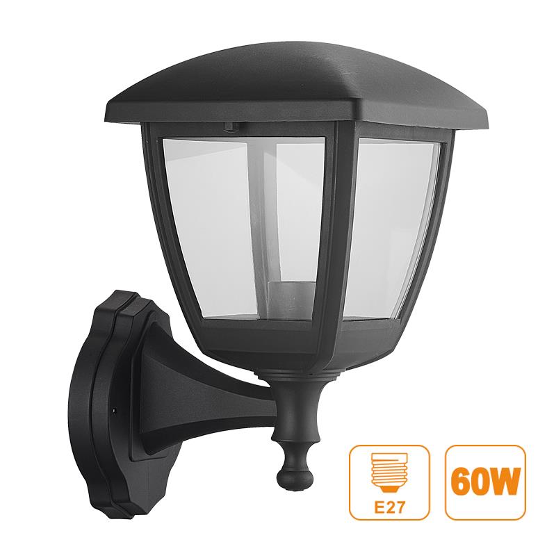 FAROL PLASTICO NEGRO SERIE MOJACAR AIRMEC