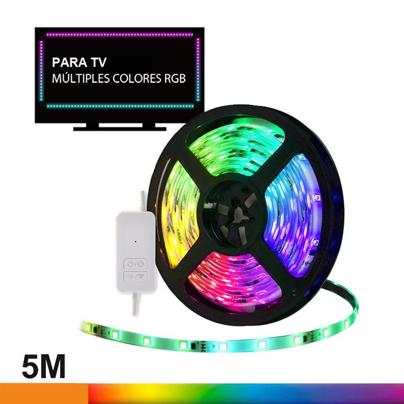 TIRA LED 5V 5 METROS COLOR RGB AIRMEC