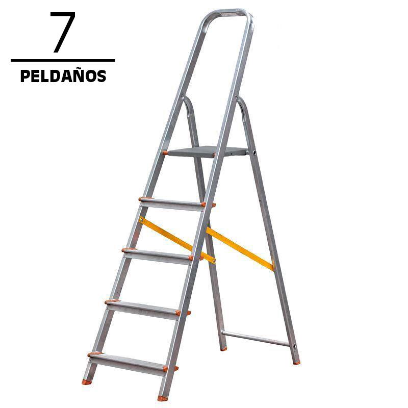 ESCALERA ALUMINIO CON CINTA 7 PELDAÑOS AIRMEC