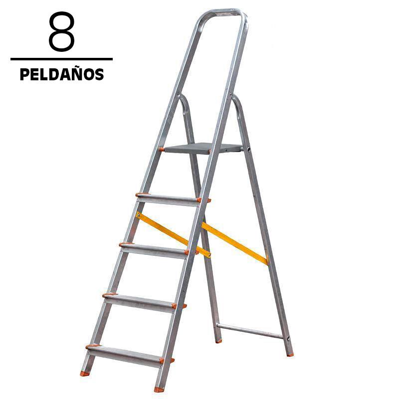 ESCALERA ALUMINIO CON CINTA 8 PELDAÑOS AIRMEC