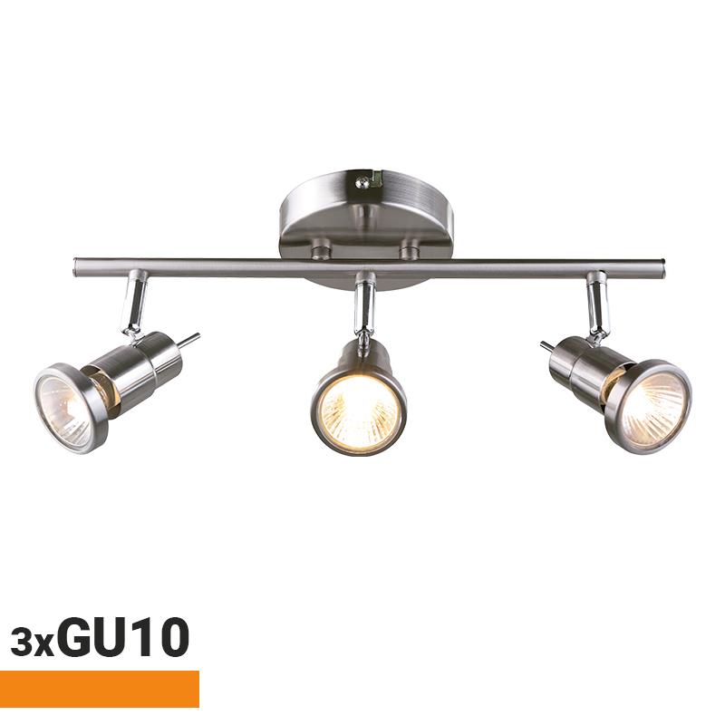 APLIQUE LED 3 FOCOS SERIE SORIA 3XGU10 AIRMEC