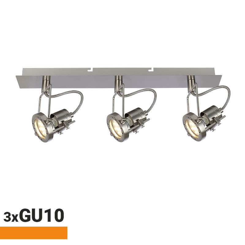 APLIQUE LED 3 FOCOS SERIE HUELVA 3XGU10 AIRMEC