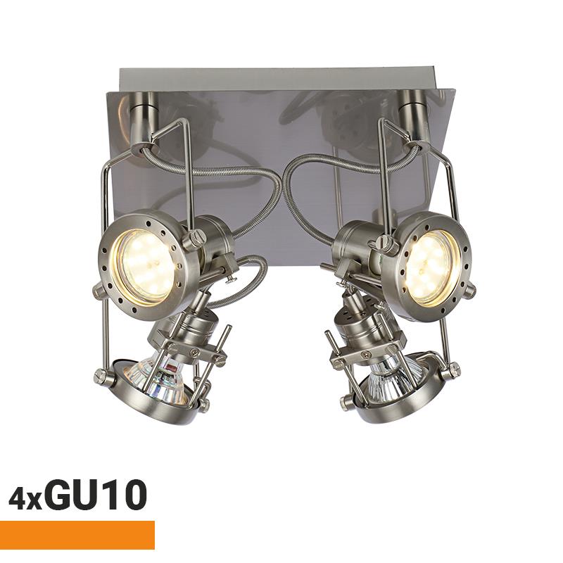 APLIQUE LED 4 FOCOS SERIE HUELVA 4XGU10 AIRMEC