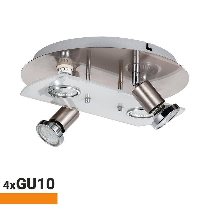 APLIQUE LED 4 FOCOS SERIE RIOJA 4XGU10 AIRMEC