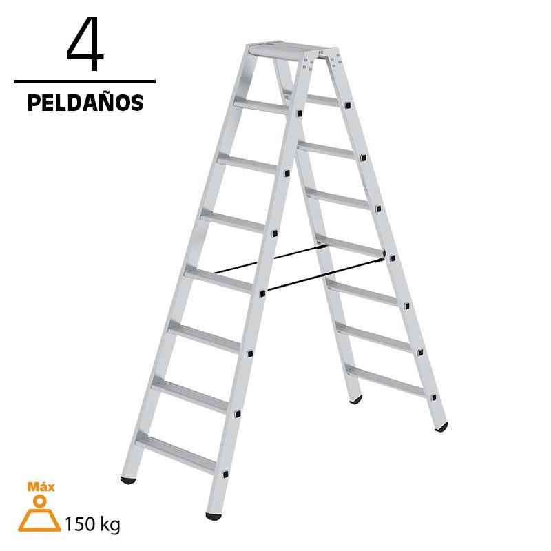 ESCALERA ALUMINIO 4 PELDAÑOS AIRMEC