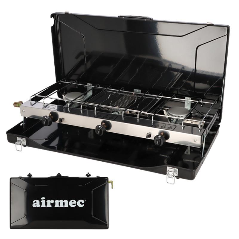 COCINA GAS CON TOSTADOR Y GRILL 2 FUEGOS AIRMEC