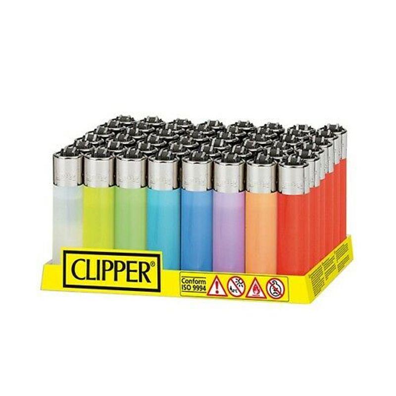 ENCENDEDOR TRANSLUCIDO 48PCS CLIPPER