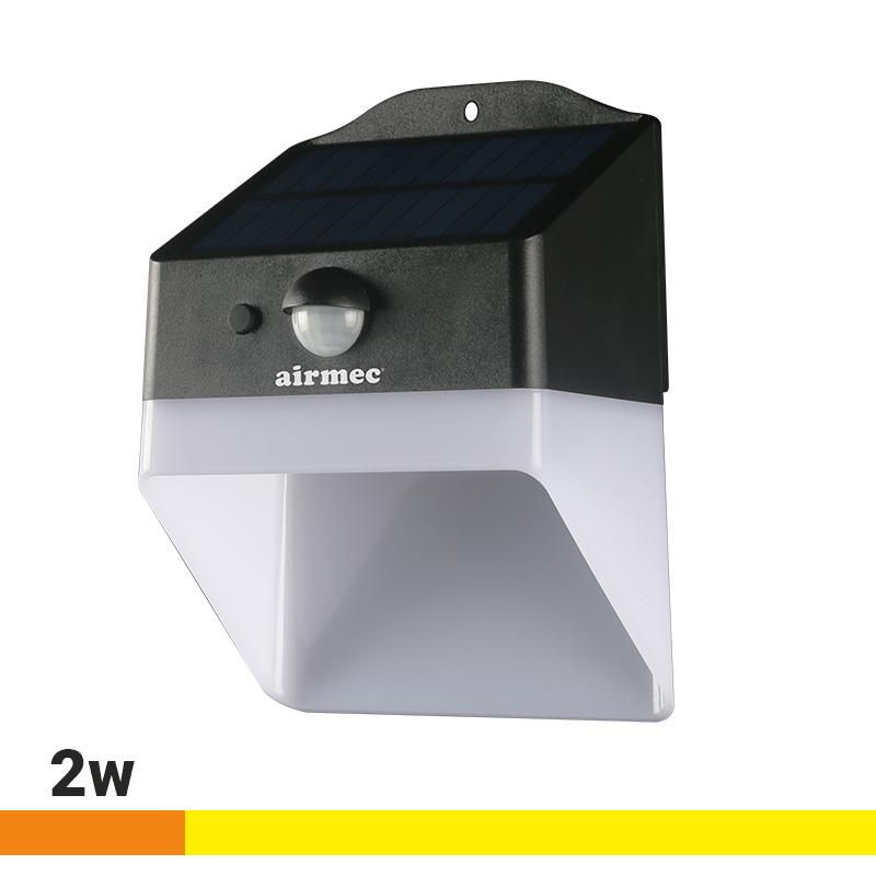 LUZ SOLAR LED 220 LUMENS 2W CON SENSOR AIRMEC