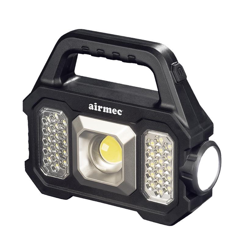 LINTERNA SOLAR 3 NIVELES BRILLO AIRMEC 500 LUMENS