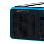 RADIO PORTÁTIL BLUE AM/FM 70 PRESINTONIAS ALTAVOZ 1.4W RMS SUNSTECH