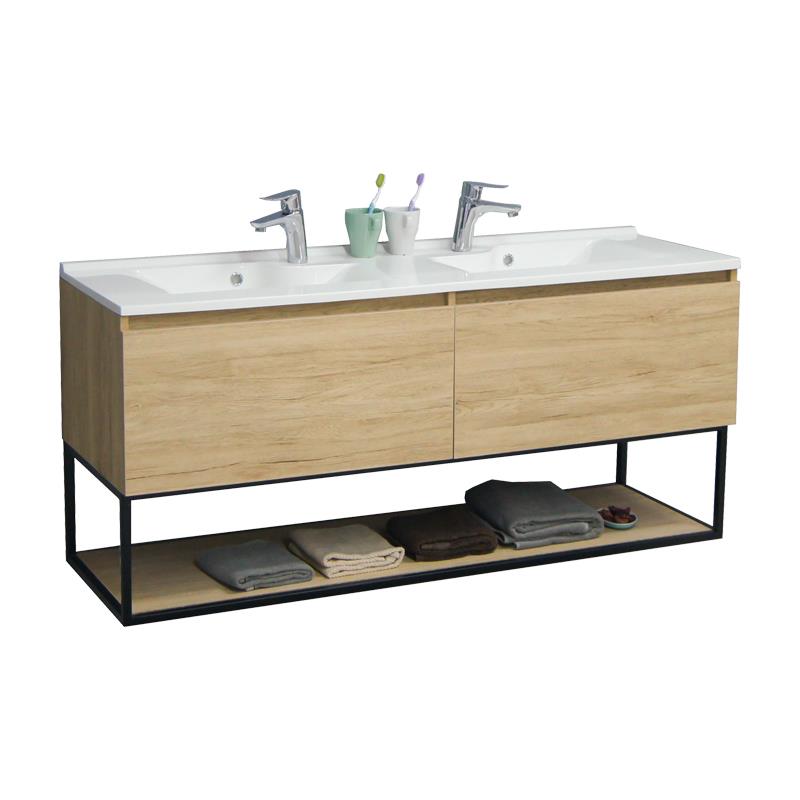 MUEBLE BAÑO SERIE SIENA 140X45.5X64CM BENOTTI