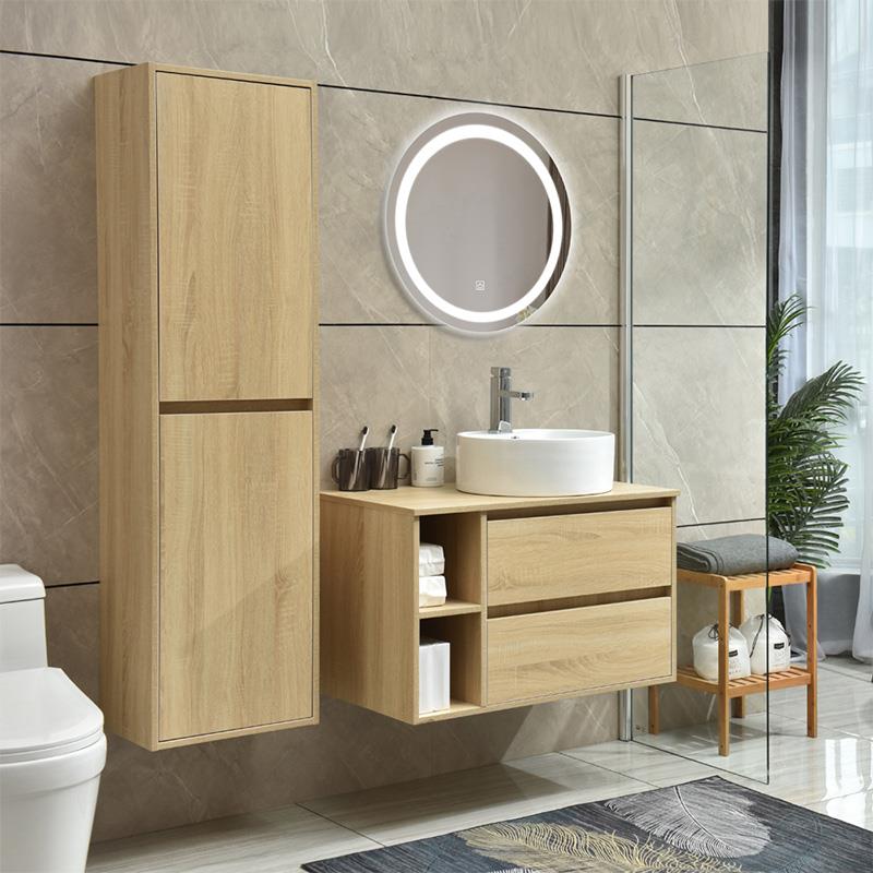 MUEBLE BAÑO SERIE TAJINASTE GABINETE 80X46X50CM ESPEJO 60X60CM BENOTTI