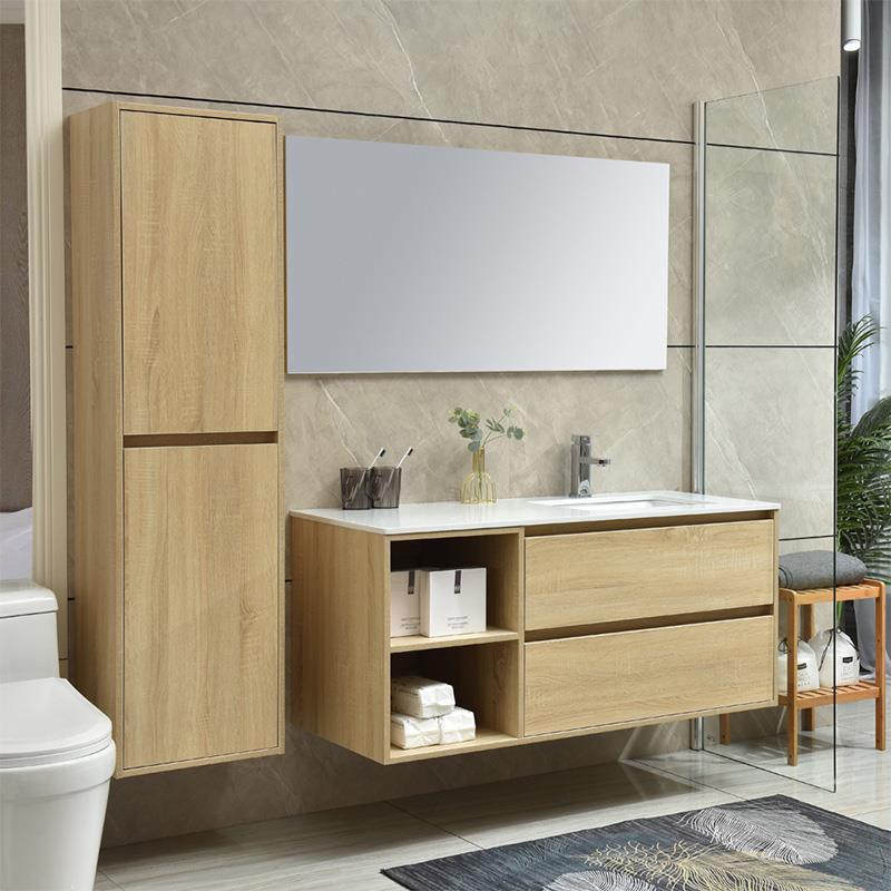 MUEBLE BAÑO SERIE RETAMA GABINETE 100X46X50CM ESPEJO 100X60CM BENOTTI