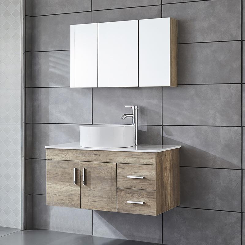 MUEBLE BAÑO ROBLE SERIE BETA 80X46X60CM