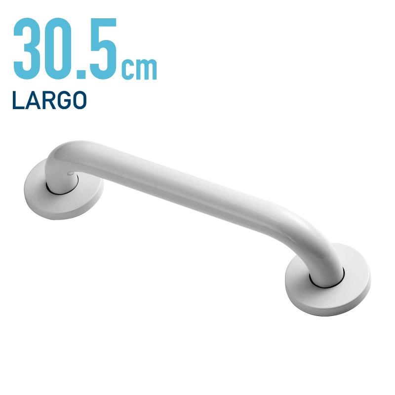 ASA DE BAÑO BLANCA INOX 304 2.5X30.5CM BENOTTI