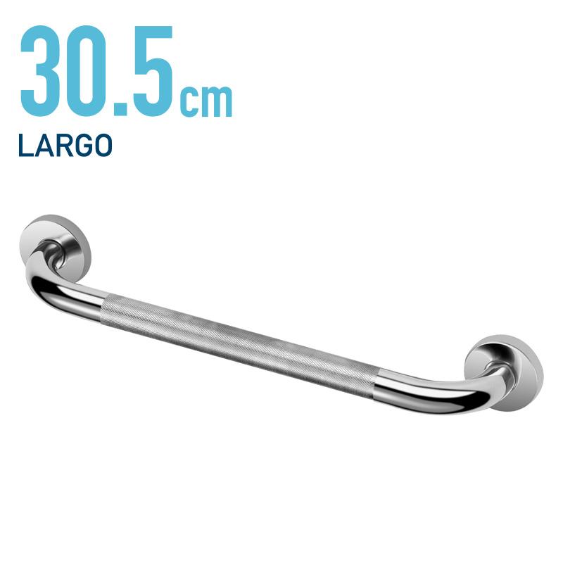 ASA DE BAÑO ANTIDESLIZANTE INOX 304 2.5X30.5CM BENOTTI