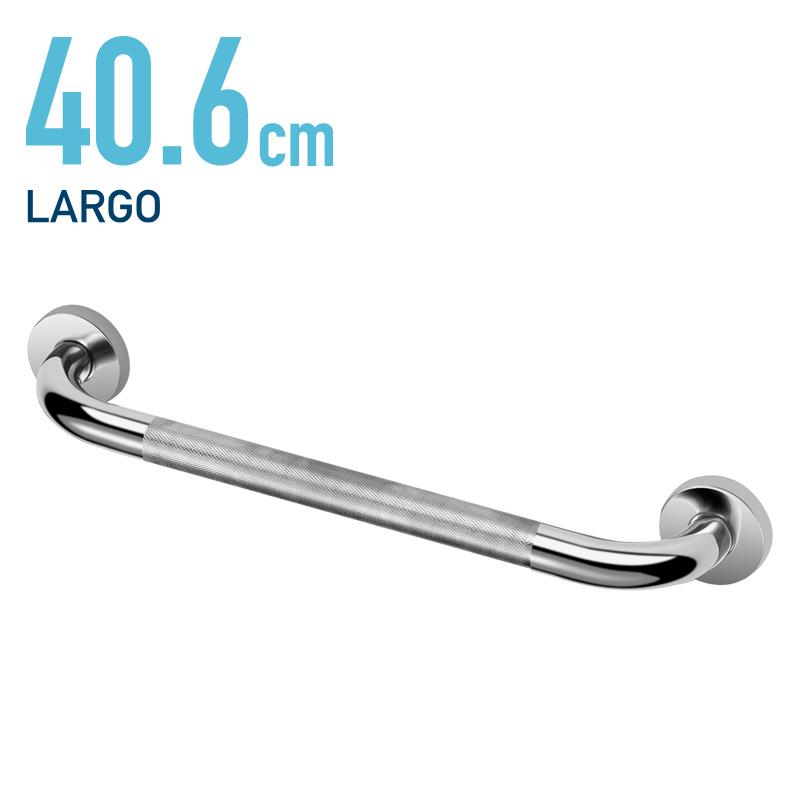 ASA DE BAÑO ANTIDESLIZANTE INOX 304 2.5X40.6CM BENOTTI