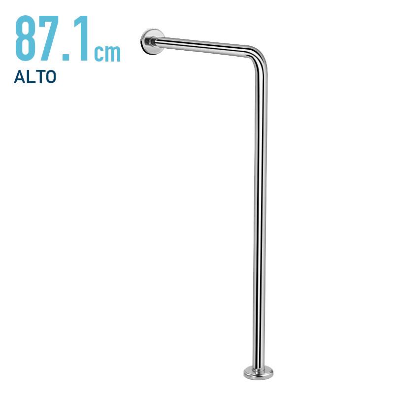 BARRA DE APOYO PARED-SUELO INOX 304 87.1X79.5X3.2CM BENOTTI