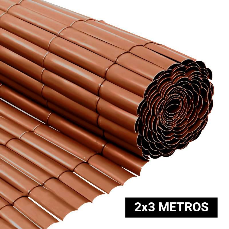 CAÑIZO PLASTICO MARRON SIMPLE CARA 2X3 DONNA GARDEN