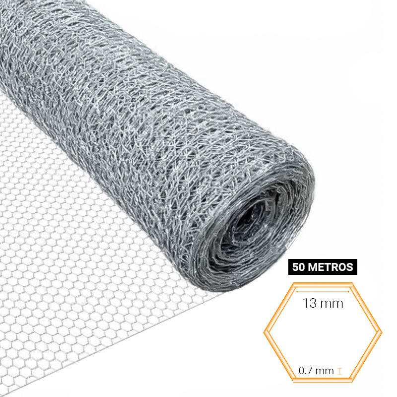 MALLA GALLINERO HEXAGONAL 13X0.7MM 1X50M DONNA GARDEN