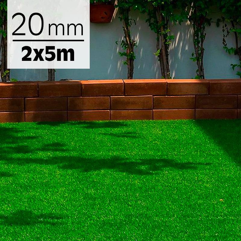 CESPED ARTIFICIAL 2X5 MTS SERIE MONTECARLO 20MM DONNA GARDEN