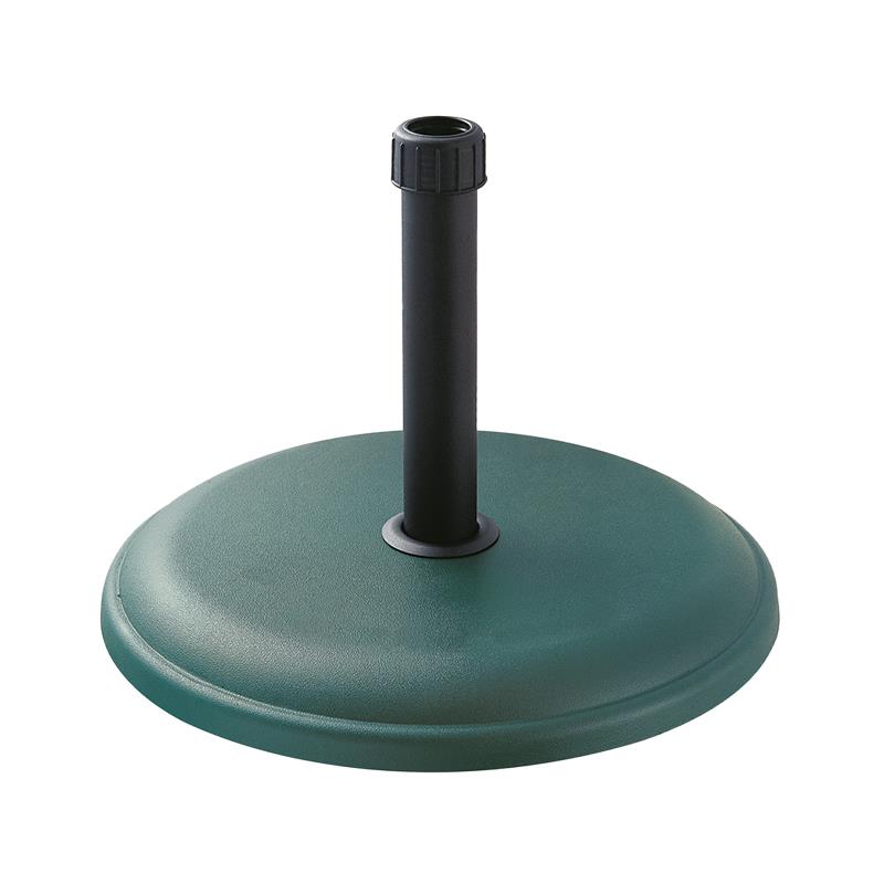 BASE DE SOMBRILLA REDONDA 16 KG VERDE SERIE SAN ANDRES DONNA GARDEN