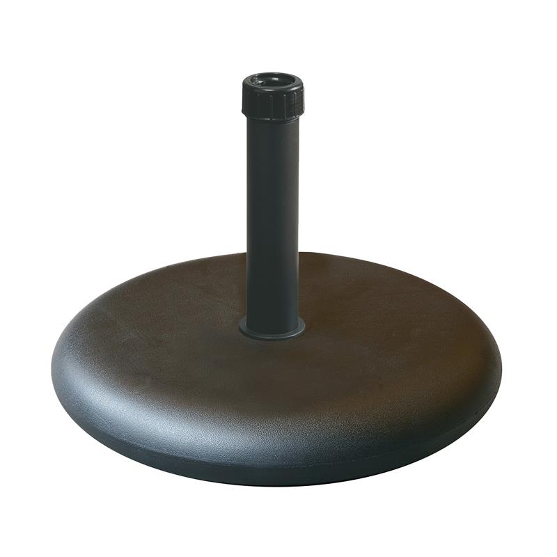 BASE DE SOMBRILLA REDONDA 25 KG NEGRA SERIE LE MORNE DONNA GARDEN