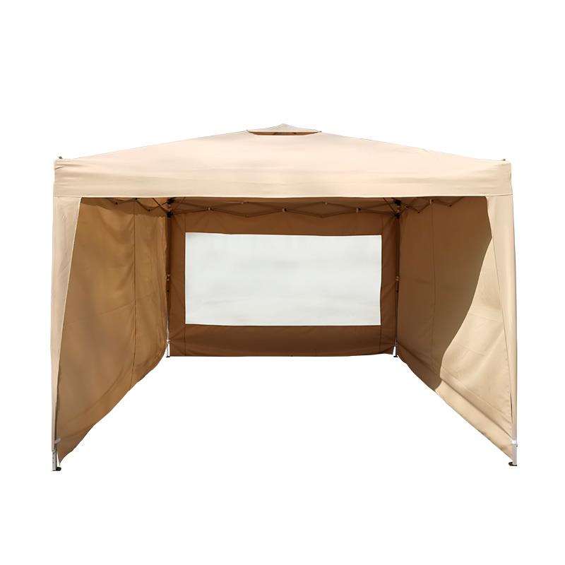 CARPA METAL BEIGE 3X3 METROS CON PAREDES DONNA GARDEN