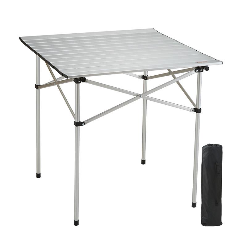 MESA DE CAMPING PLEGABLE ALUMINIO DONNA GARDEN 70X70CM