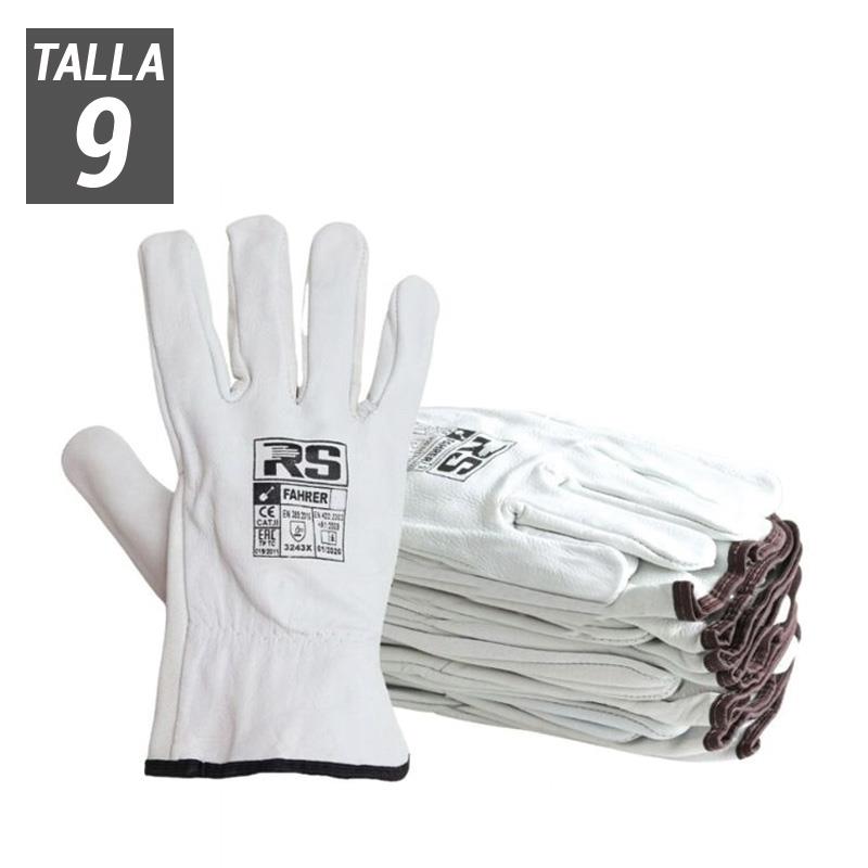 GUANTES DE TRABAJO FAHRER B TALLA 9 BLANCO