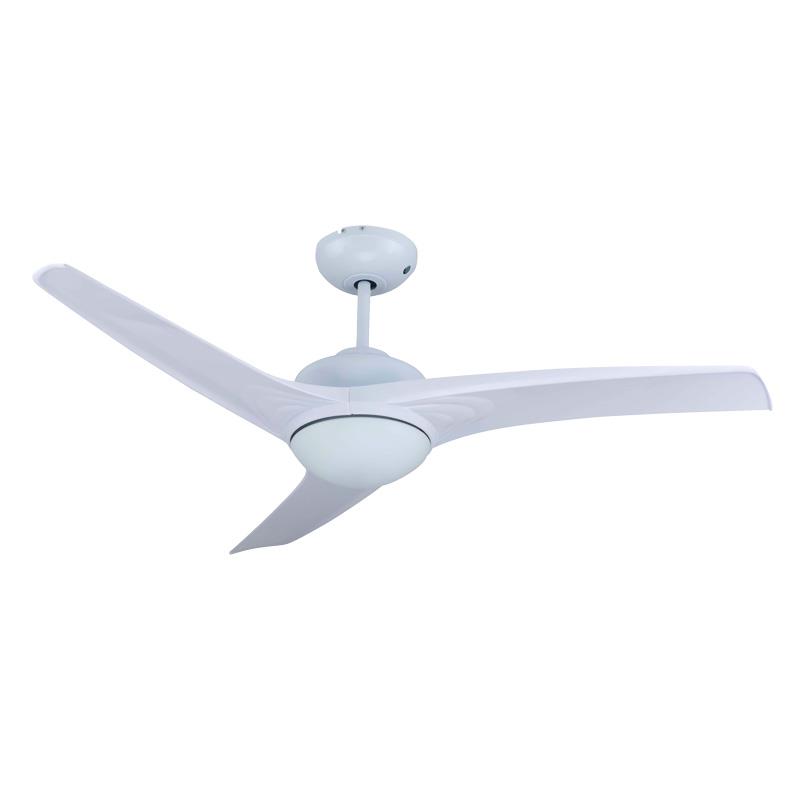 VENTILADOR DE TECHO BLANCO CON LUZ 3 ASPAS 152CM LARRYHOUSE