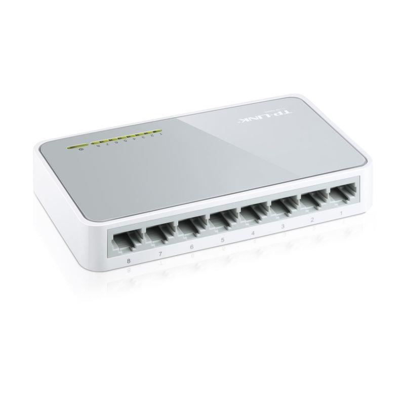 SWITCH  8 PUERTOS 10/100 (TL-SF1008D) TP-LINK