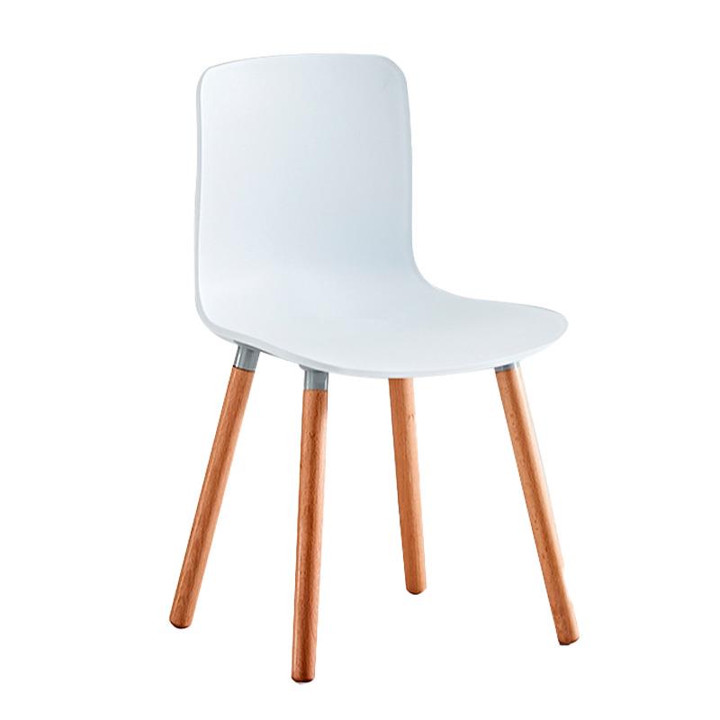 SILLA ESTILO ESCANDINAVO BLANCA SERIE GALDER MOMI 45X46X79 CM