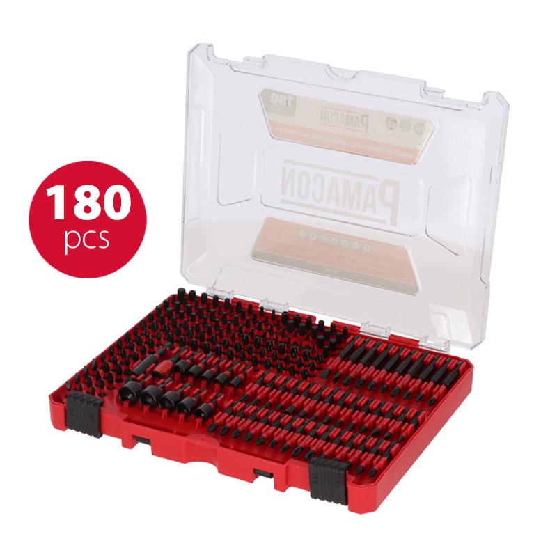 JUEGO PUNTAS DESTORNILLADOR DE IMPACTO 180 PCS PAMACON