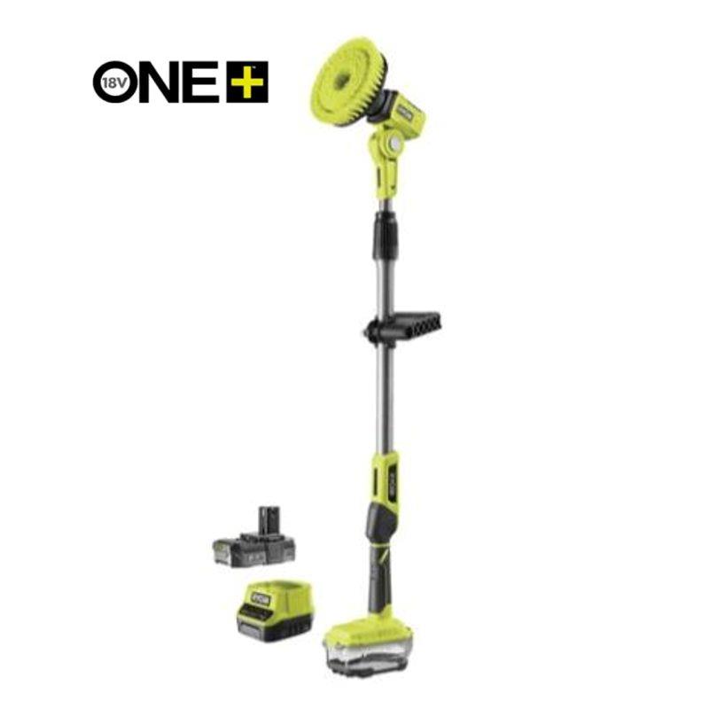 CEPILLO ROTATIVO 18V DE LIMPIEZA TELESCOPICO + 1X2.0AH ONE+ RYOBI