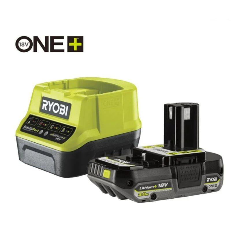 KIT CARGADOR 2.0A/h Y BATERÍA 18V ONE+™ LITHIUM+™ 2.0Ah (1x 2.0Ah) RYOBI