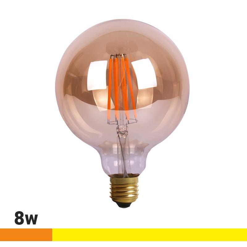 Bombilla LED GU10 8W (luz cálida)