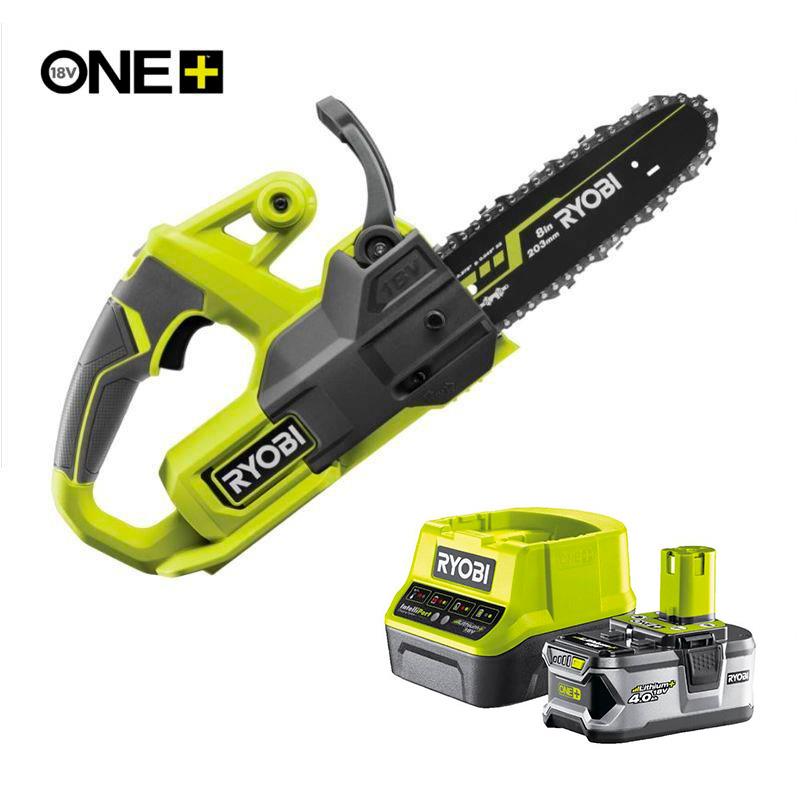 MOTOSIERRA COMPACTA 18V ESPADA 20CM ONE+ RYOBI (1X 4AH)