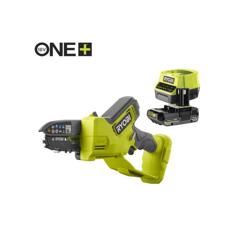 MOTOSIERRA DE PODAR 18V SIN ESCOBILLAS 10CM ONE+ RYOBI (1X2.0AH)