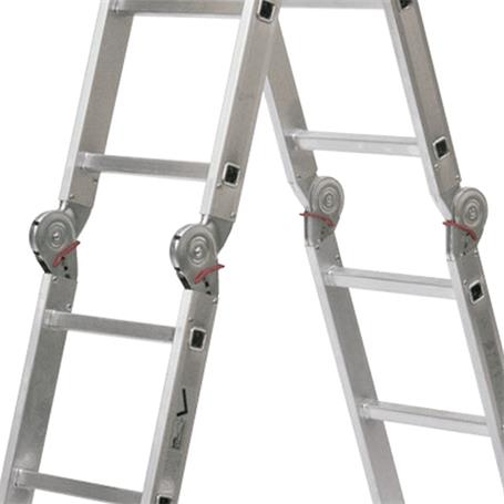 TECHNO Escalera de aluminio multiposiciones