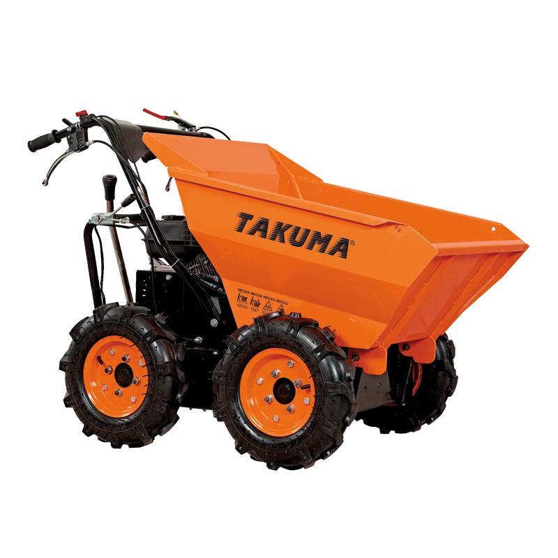 CARRETILLA 4 RUEDAS CON DUMPER 400 KGS 6.5HP TAKUMA