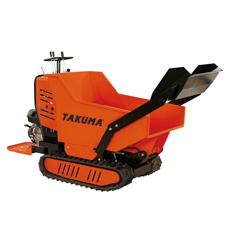 CARRETILLA ORUGA CON PALA - DUMPER 500 KGS 9HP TAKUMA