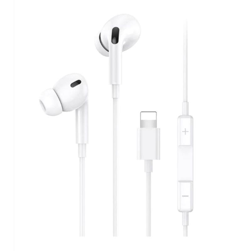 AURICULARES CON CABLE 1.20M BLANCO