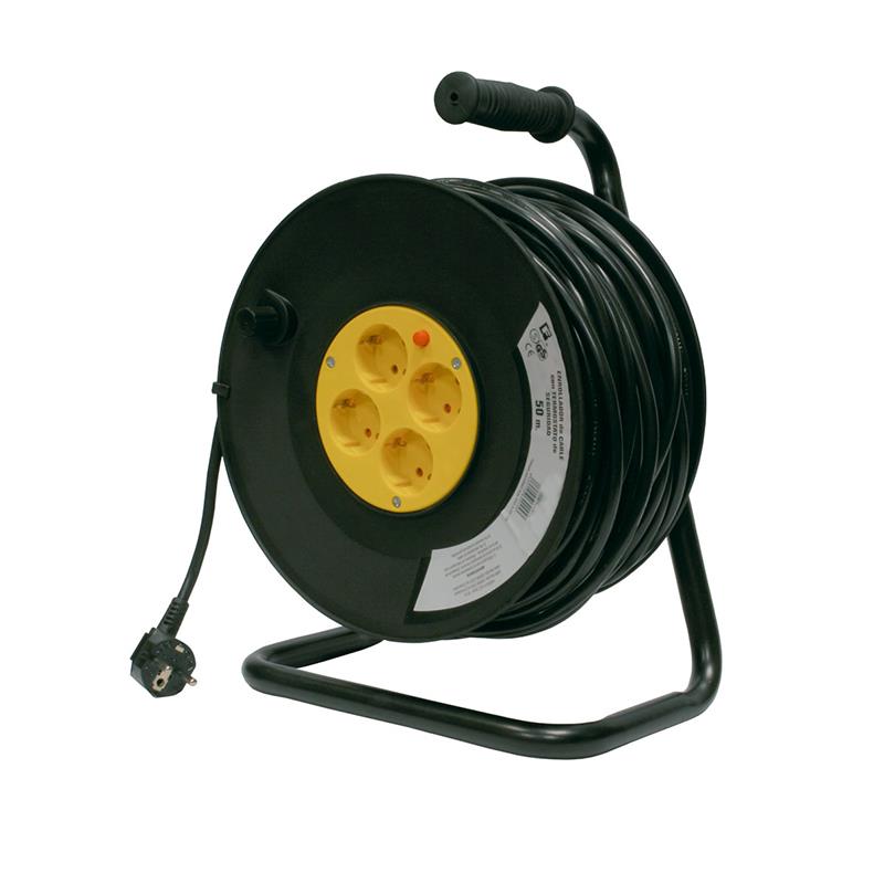 ENROLLADOR DE CABLE 25 MTS 3X1.5mm VOLTEN