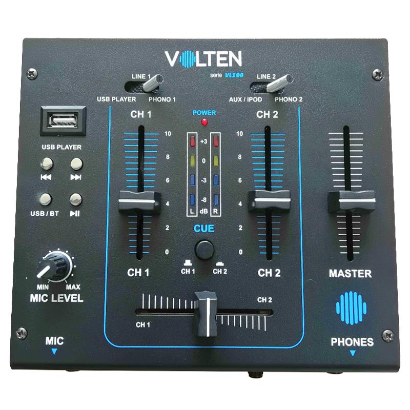 MESA DE MEZCLAS DJ VL100 VOLTEN