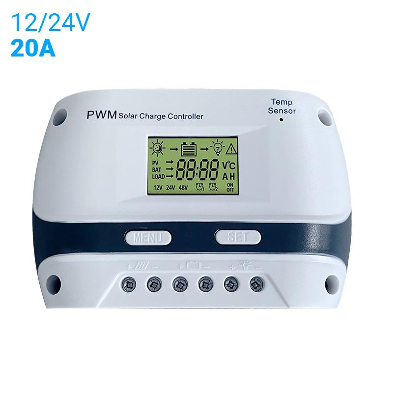 CONTROLADOR DE CARGA SOLAR PWM 12V/24V 20A VOLTEN