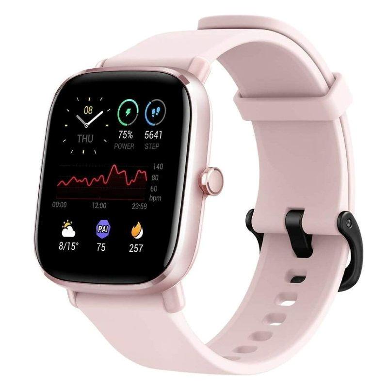 RELOJ INTELIGENTE AMAZFIT GTS 2 MINI ROSA FLAMENCO PANTALLA 1 55 HUAMI