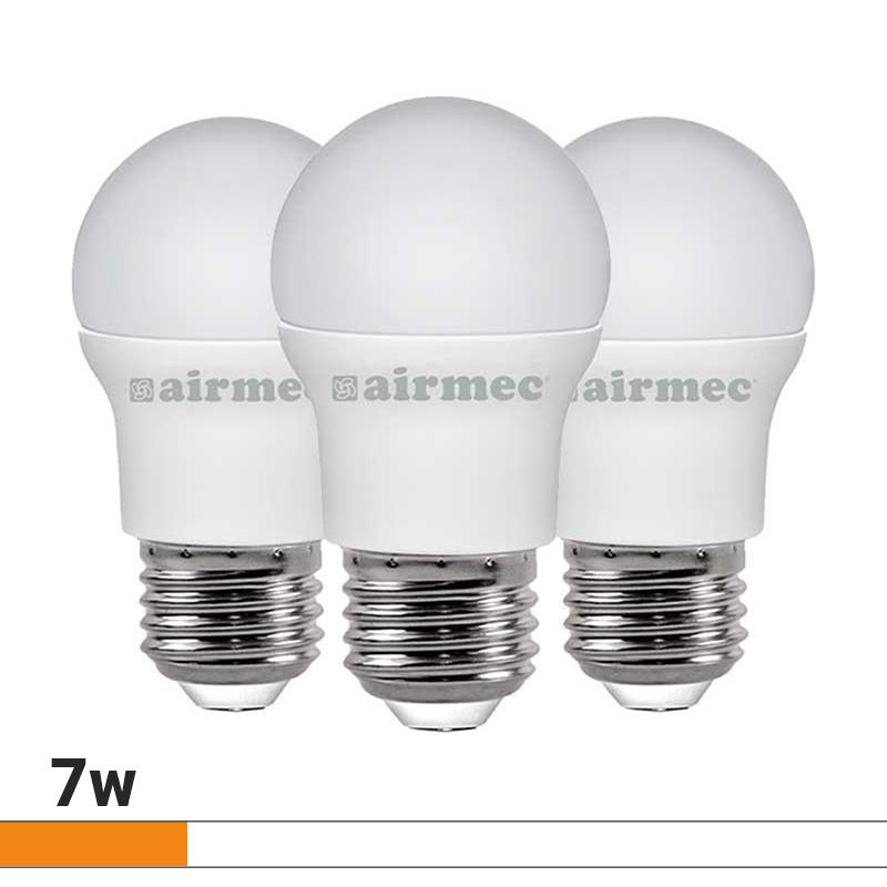 G45 7W LUZ BLANCA E27 PACK 3 PCS LEDS AIRMEC