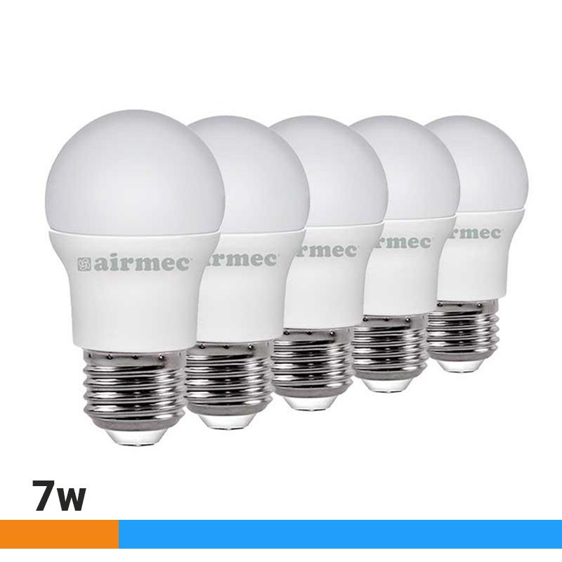 G45 7W LUZ FRÍA E27 PACK 5 PCS LEDS AIRMEC